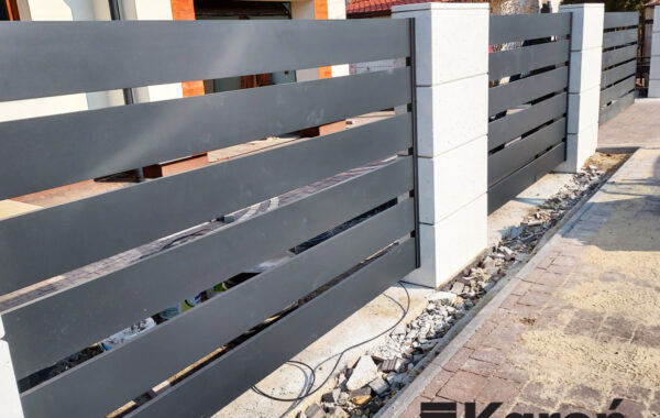 Ogrodzenie aluminiowe z profili 200mm – Bytom, woj. śląskie | Karoń