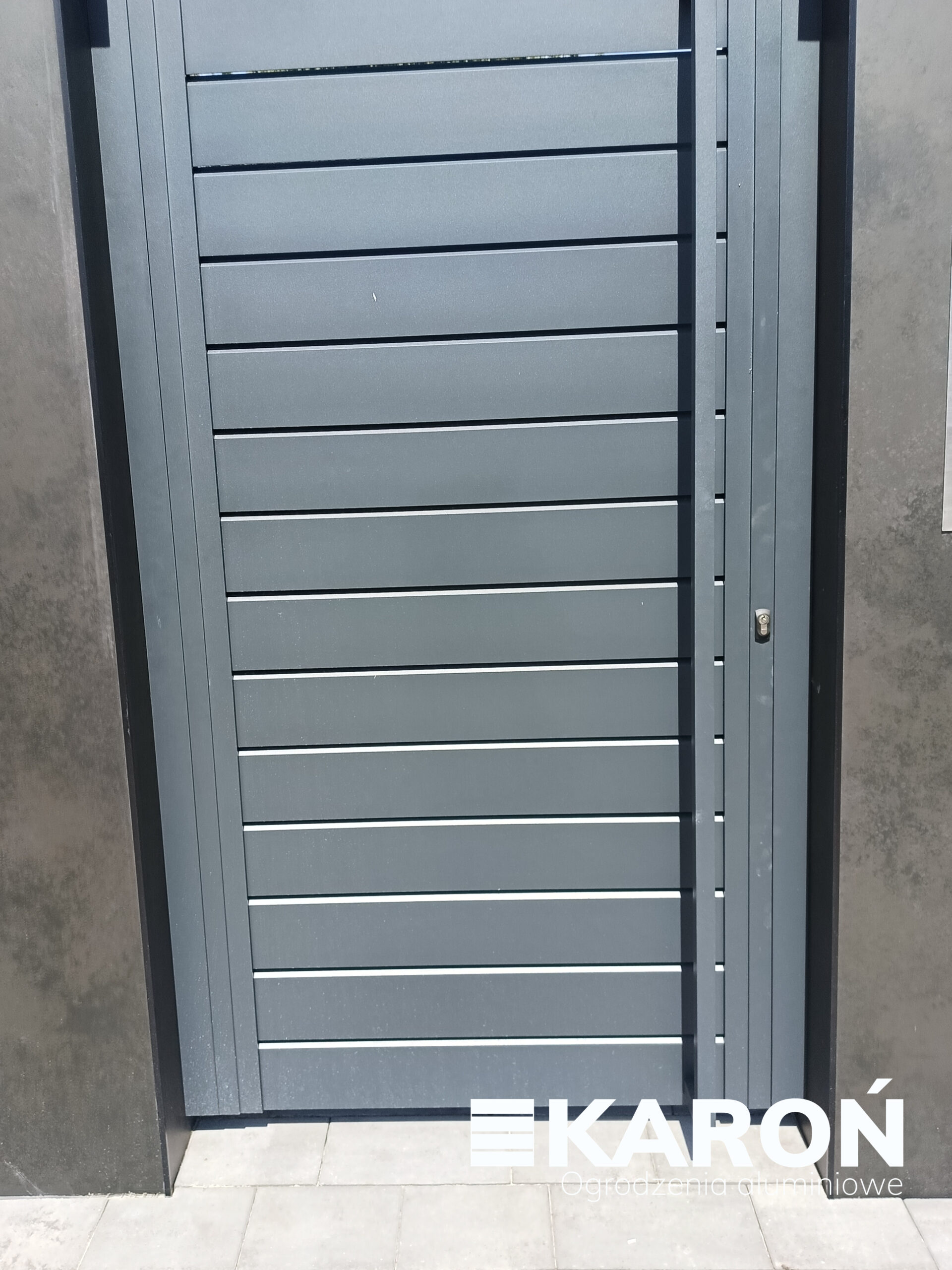 Ogrodzenia aluminiowe żaluzjowe Częstochowa – realizacja